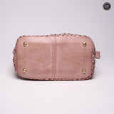 Borsa Virginia in pelle intrecciata