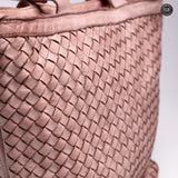 Borsa Virginia in pelle intrecciata