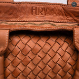 Borsa Virginia in pelle intrecciata