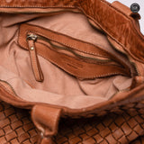 Borsa Virginia in pelle intrecciata