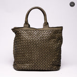 Borsa Virginia in pelle intrecciata