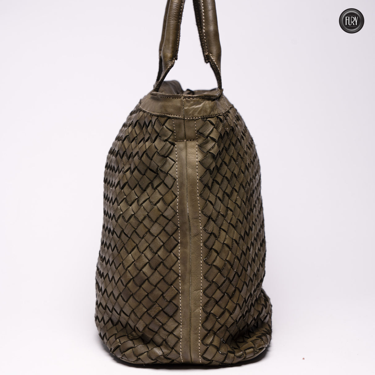 Borsa Virginia in pelle intrecciata