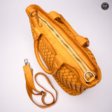 Borsa Virginia in pelle intrecciata