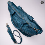 Borsa Virginia in pelle intrecciata