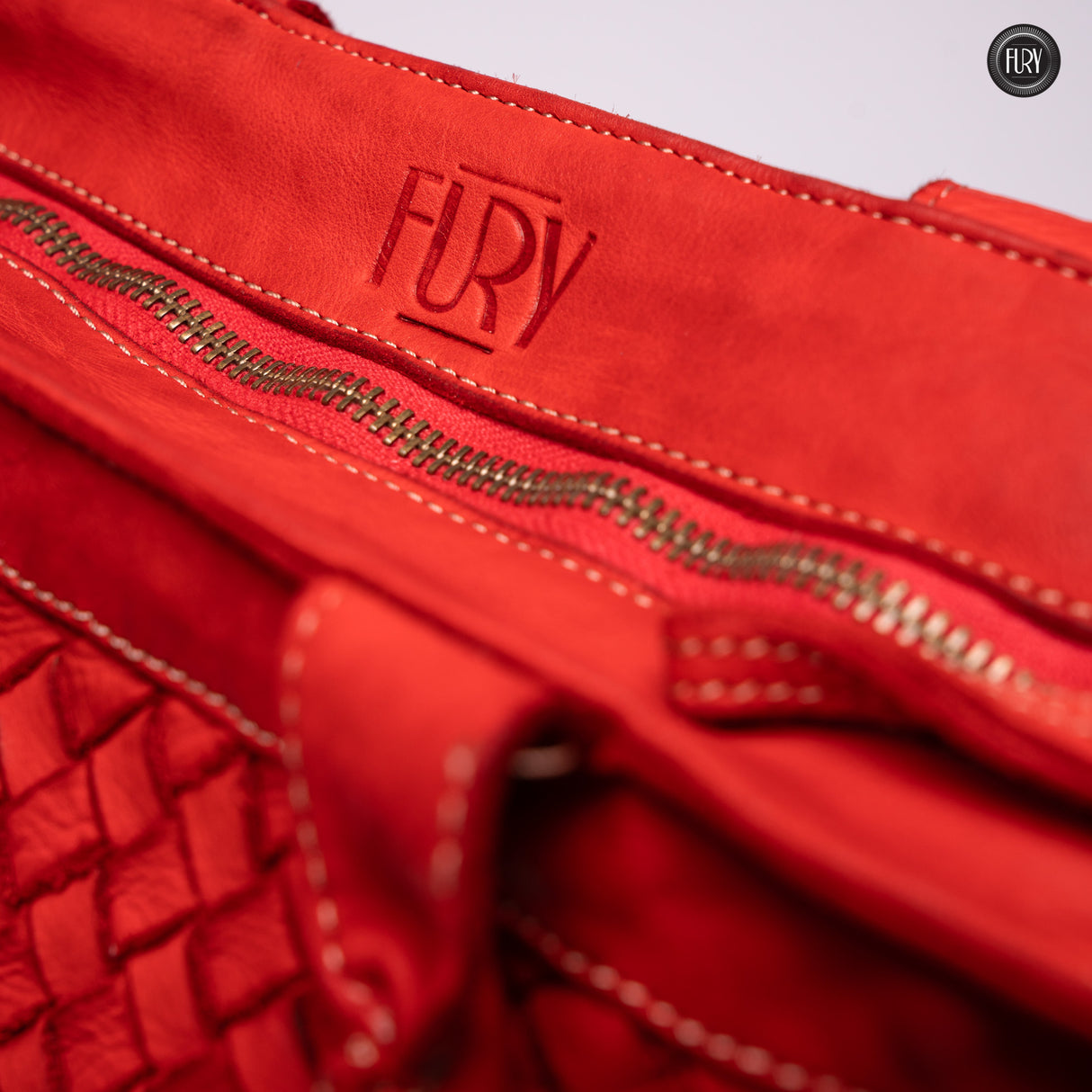 Borsa Virginia in pelle intrecciata