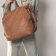 Virginia maxi bag in woven leather