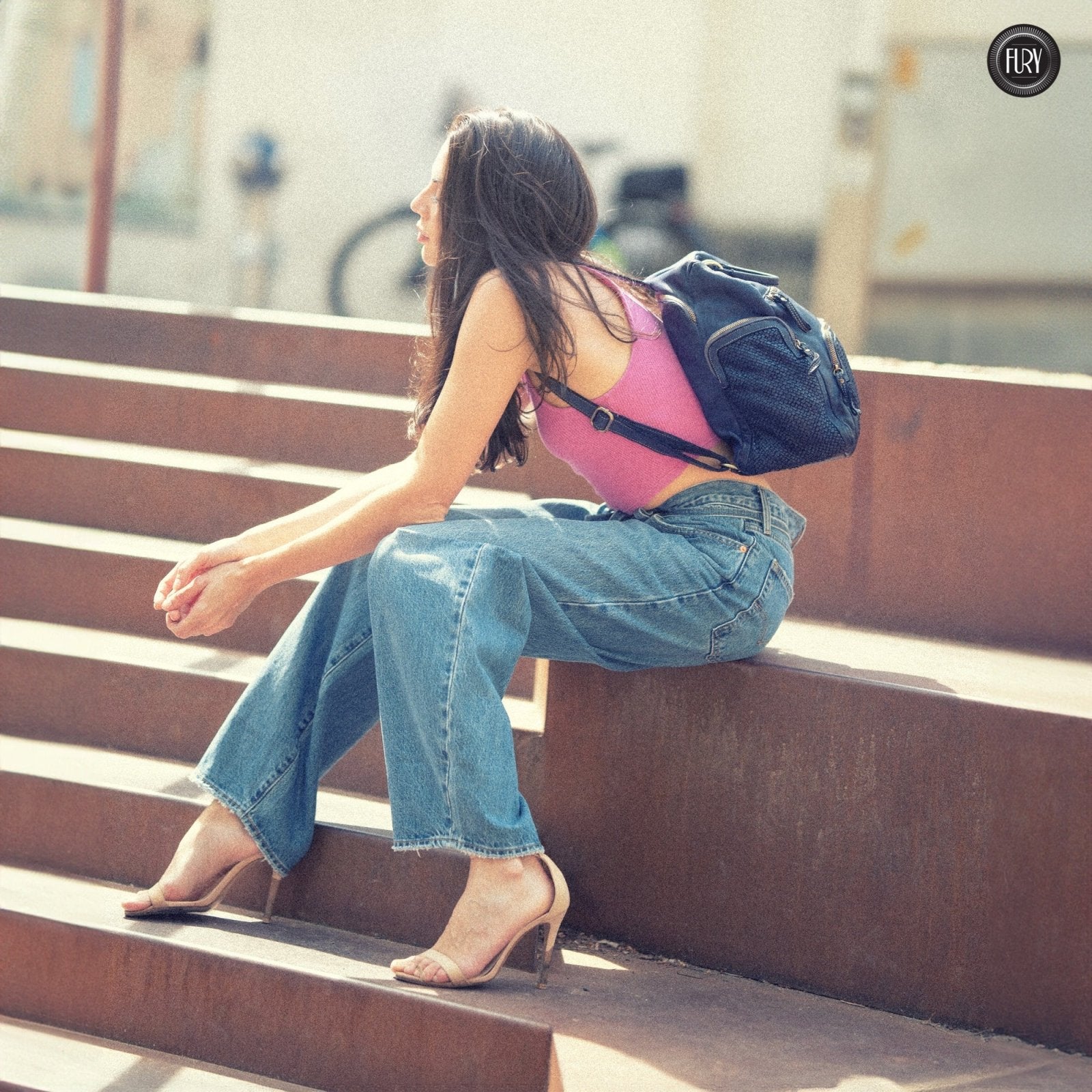 Zainetto Volterra in pelle intrecciata - Preordine - Fury