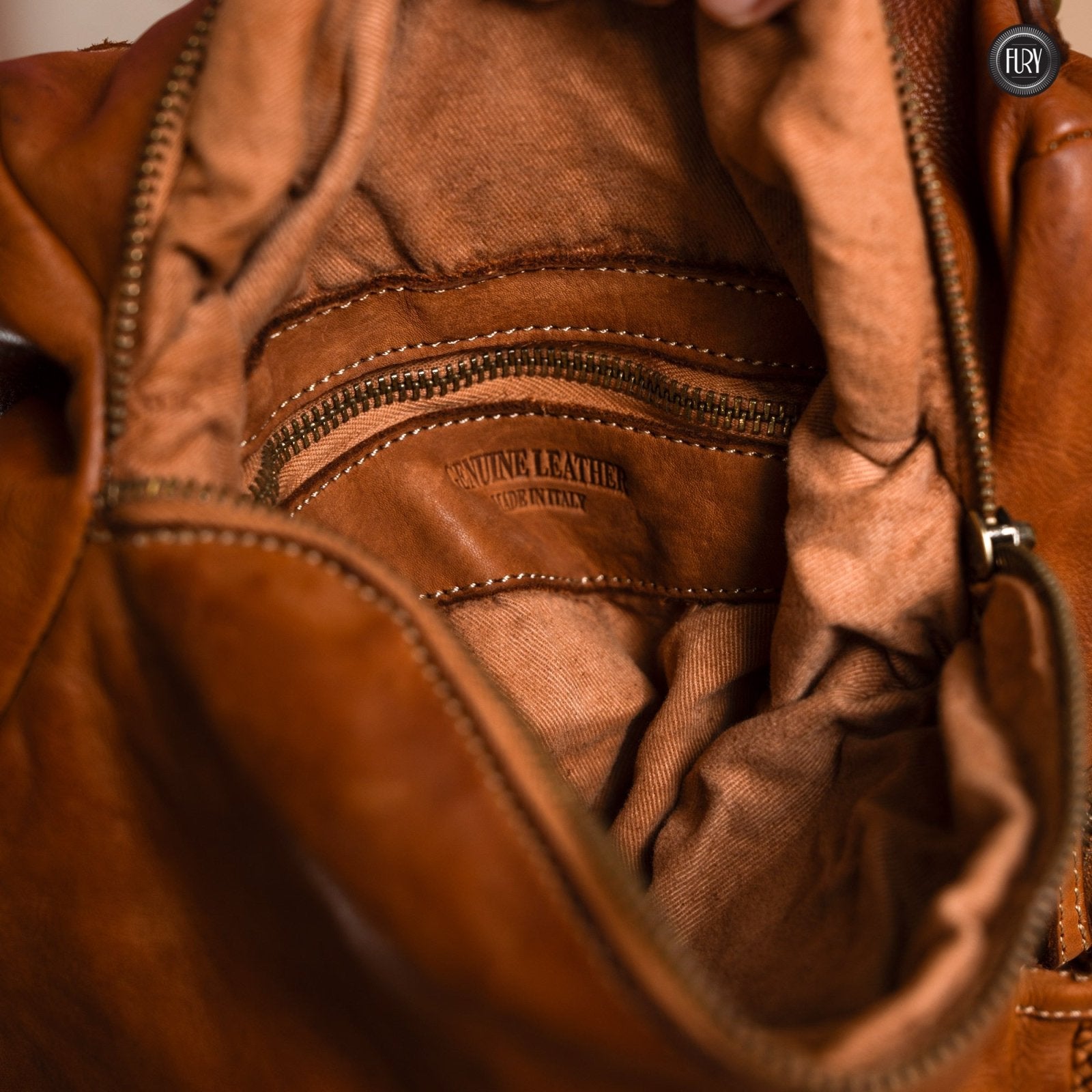 Zainetto Volterra in pelle intrecciata - Preordine - Fury