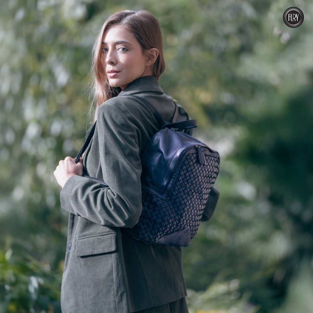Zaino Arco in pelle intrecciata - Fury