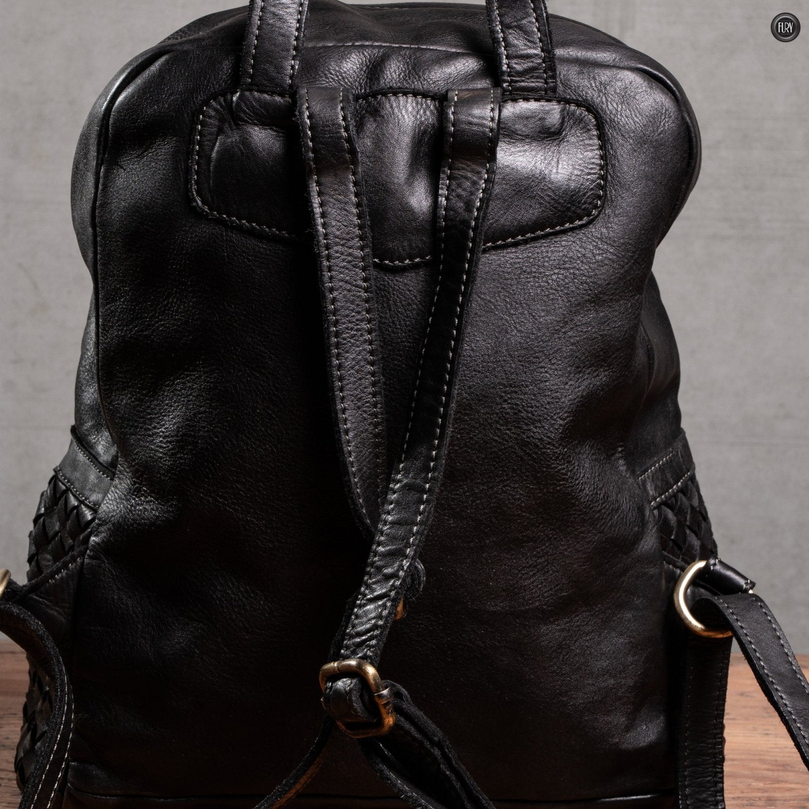 Zaino Arco in pelle intrecciata - Fury