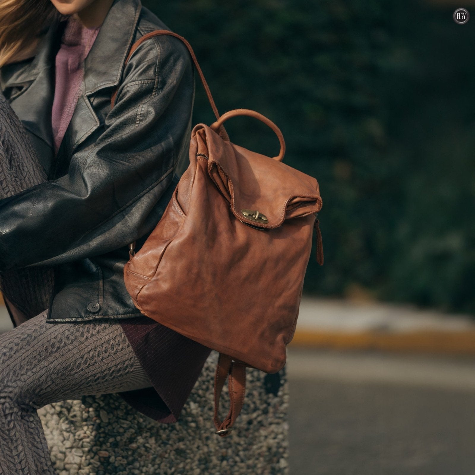 Zaino Danzo in pelle - Fury