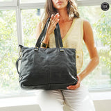 Borsa a spalla Clelia in pelle Fury#colore_nero