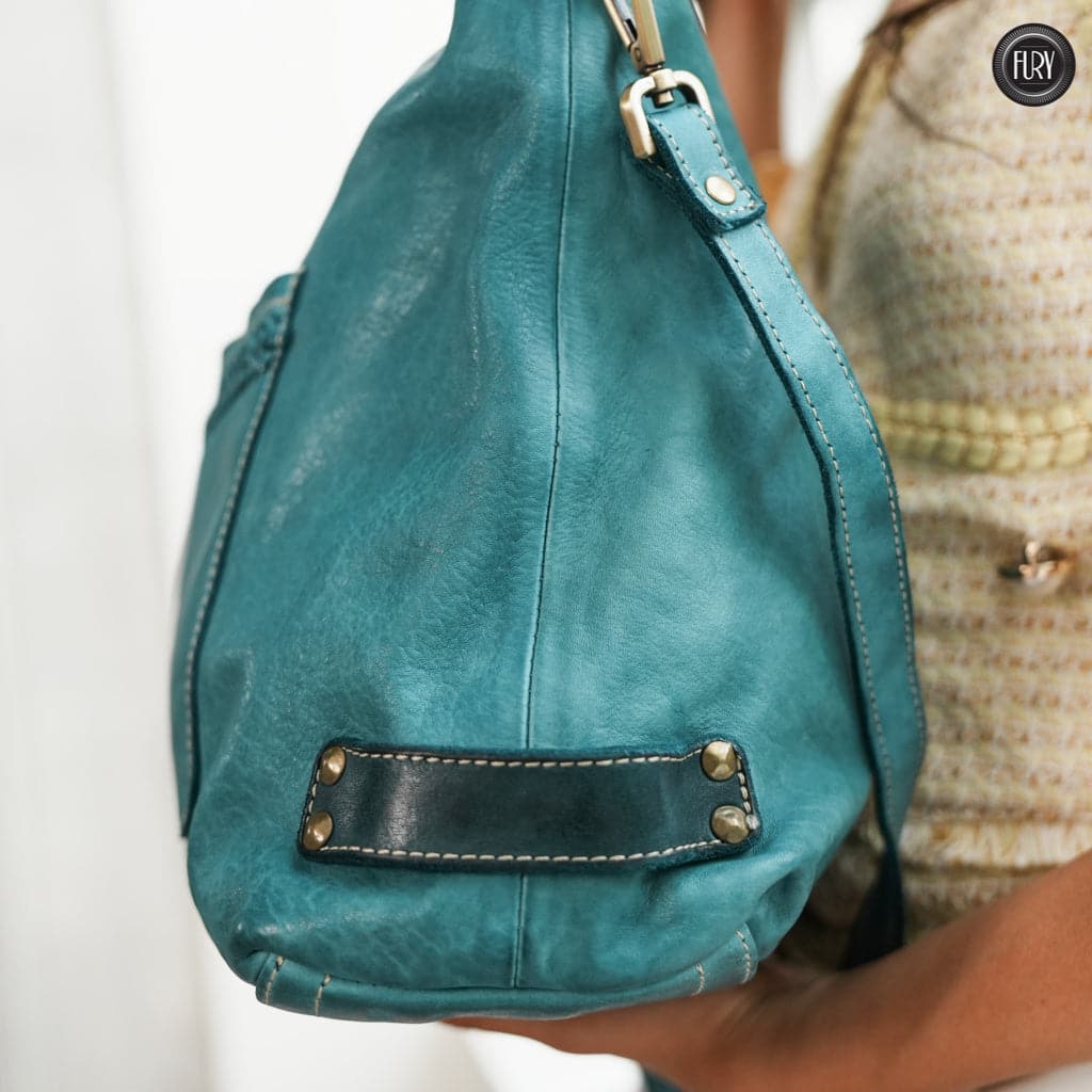 Borsa a spalla Clelia in pelle Fury#colore_ottanio