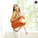 Borsa a spalla Clelia in pelle Fury#colore_cuoio