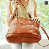 Borsa a spalla Clelia in pelle Fury#colore_cuoio