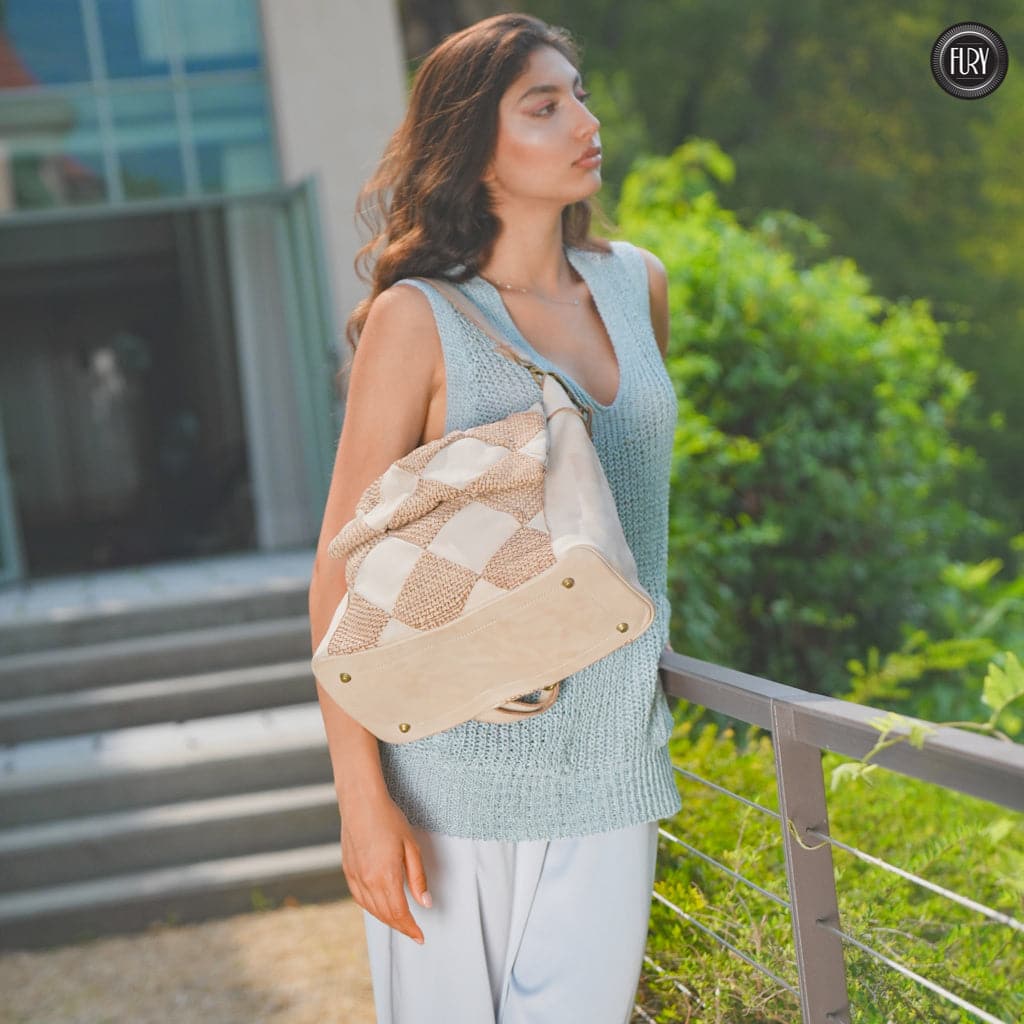 Borsa a spalla Misty in pelle Fury Bags#colore_beige