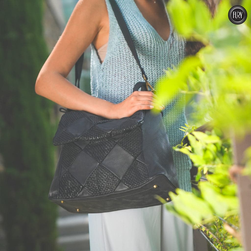 Borsa a spalla Misty in pelle Fury Bags#colore_nero