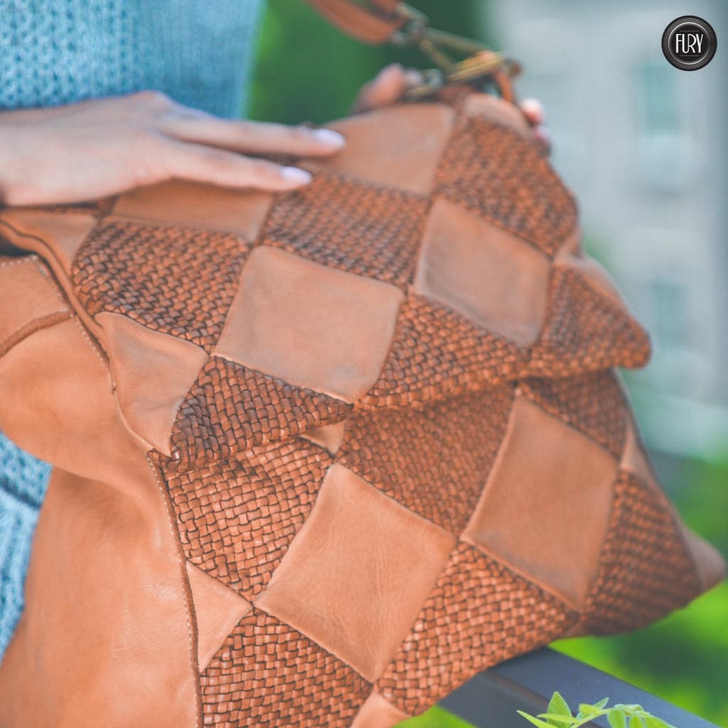 Borsa a spalla Misty in pelle Fury Bags#colore_cuoio