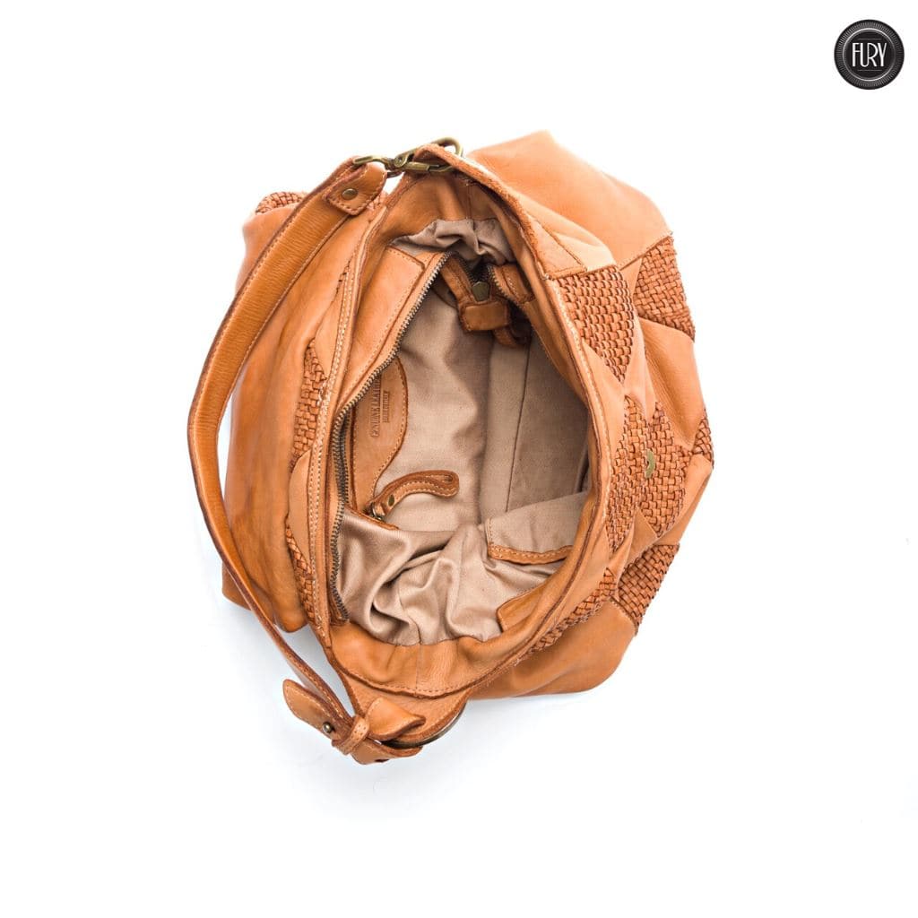 Borsa a spalla Misty in pelle Fury Bags#colore_cuoio