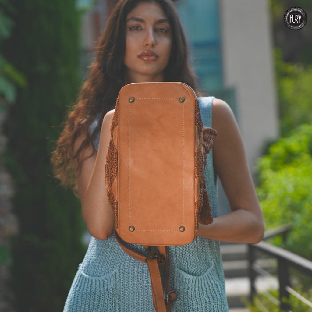 Borsa a spalla Misty in pelle Fury Bags#colore_cuoio