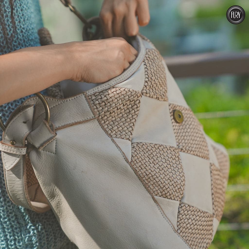 Borsa a spalla Misty in pelle Fury Bags#colore_beige