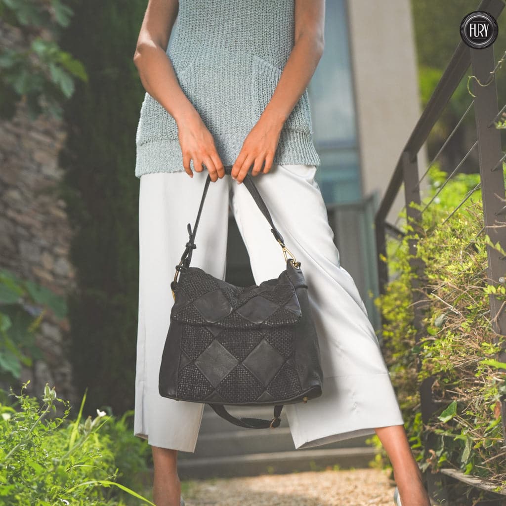 Borsa a spalla Misty in pelle Fury Bags#colore_nero
