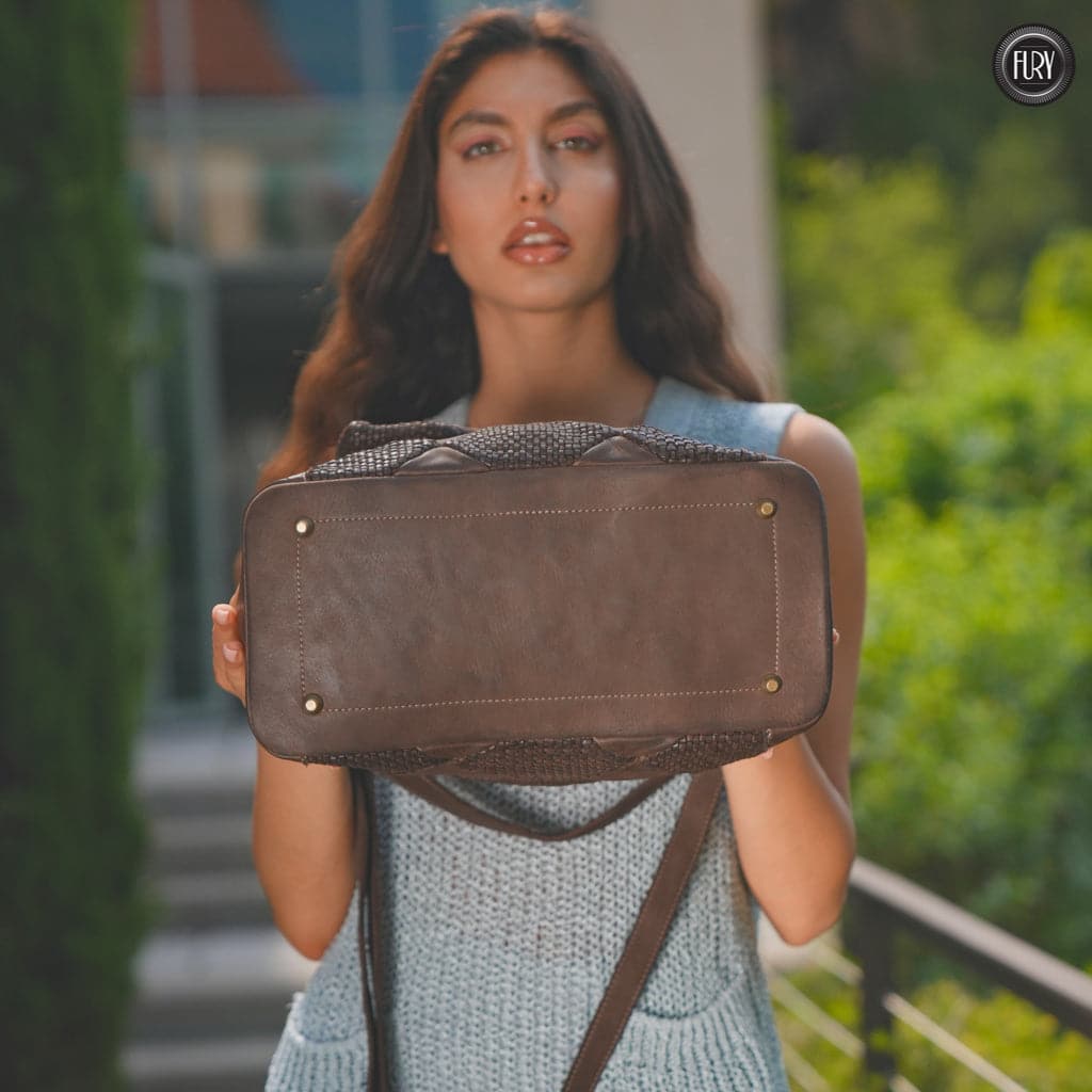 Borsa a spalla Misty in pelle Fury Bags#colore_testa-di-moro