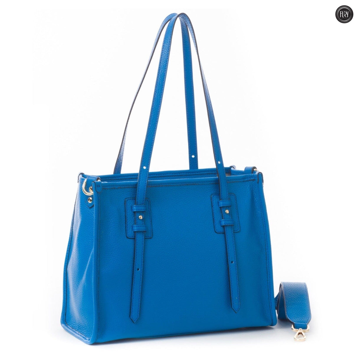 Borsa Allure in pelle Fury Bluette