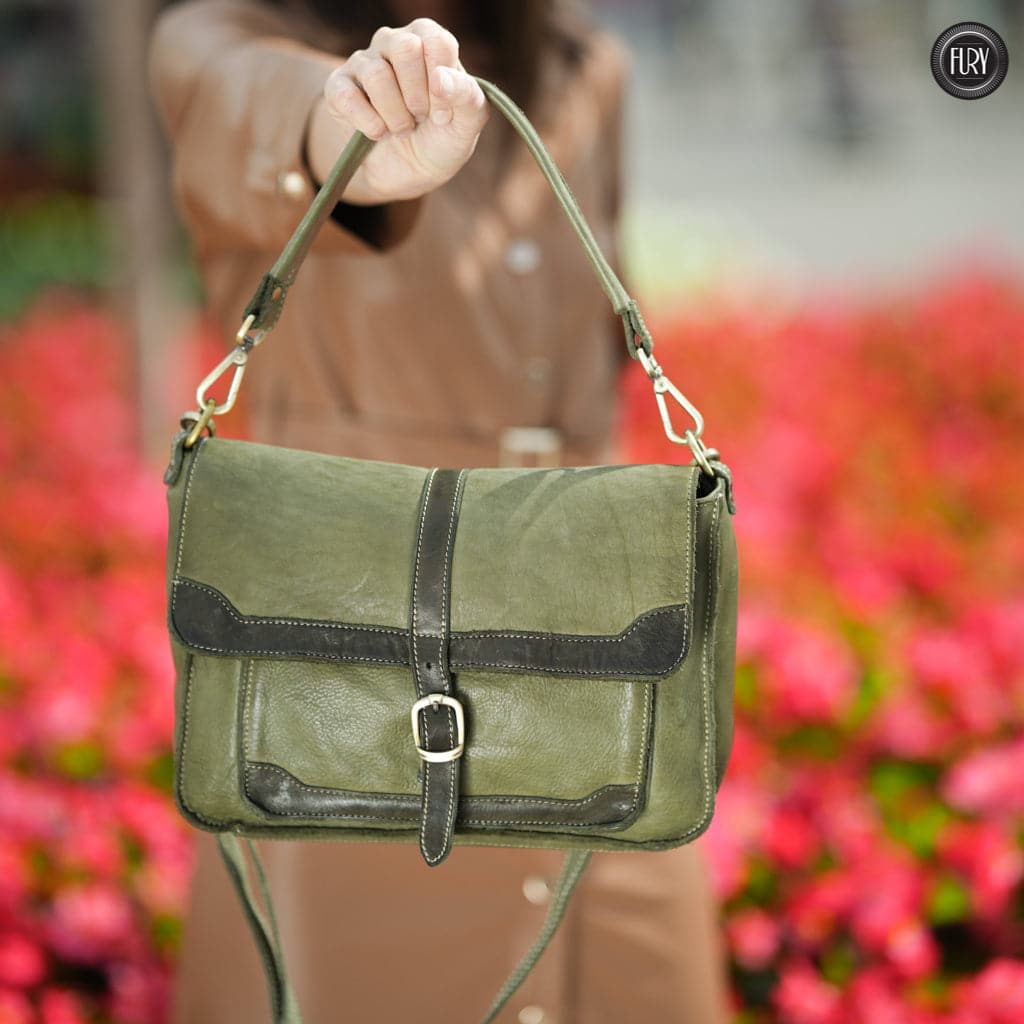 Borsa Altea in pelle Fury#colore_verde-militare