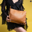 Borsa Astra in pelle Fury Cuoio