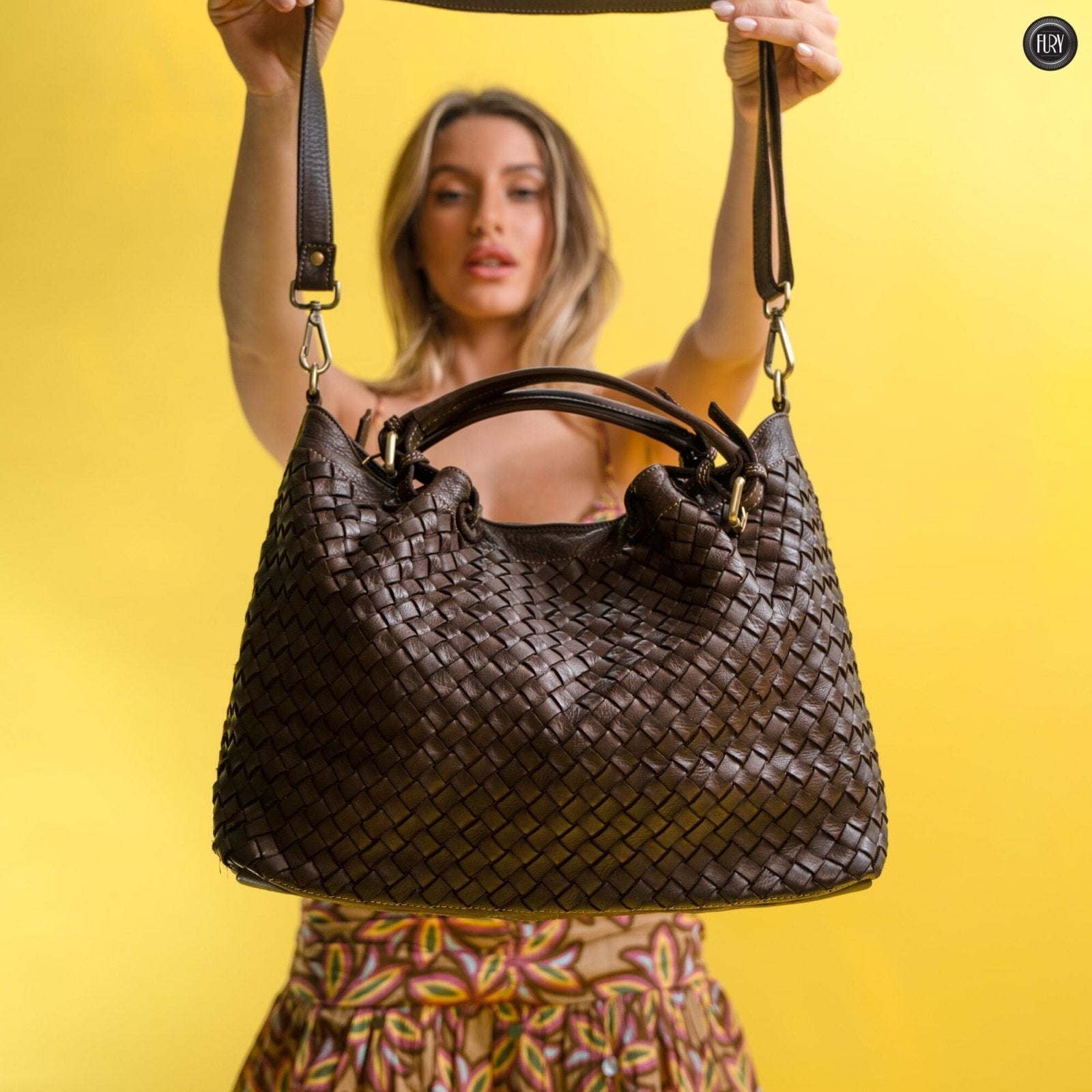 Borsa Caterina Maxi in pelle - Fury