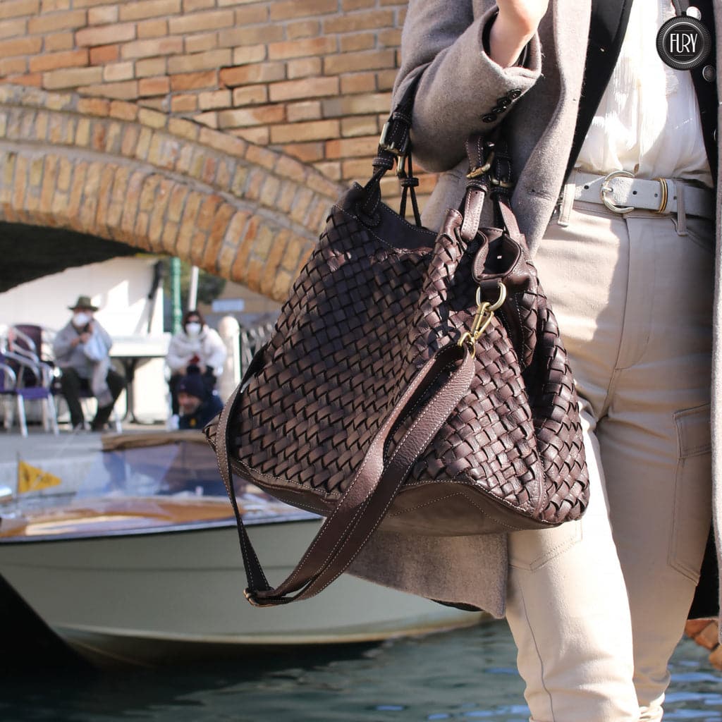 Borsa Caterina Maxi in pelle - Fury