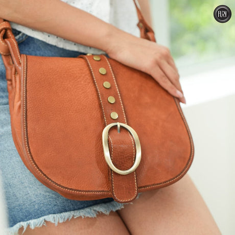 Borsa Flora in pelle Fury#colore_cuoio