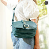 Borsa Flora in pelle Fury 