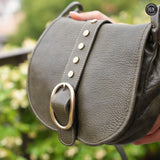 Borsa Flora in pelle Fury#colore_verde-militare