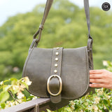 Borsa Flora in pelle Fury#colore_verde-militare