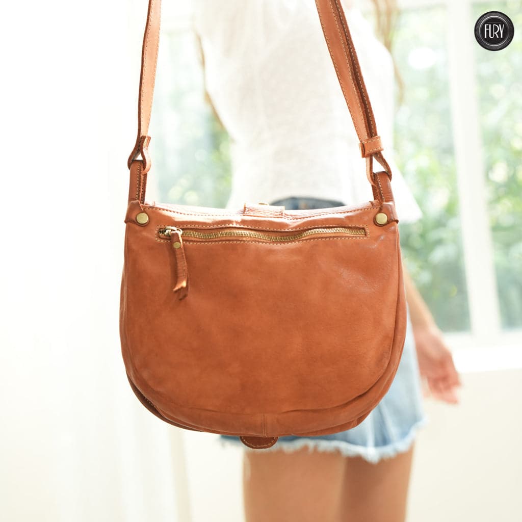 Borsa Flora in pelle Fury#colore_cuoio