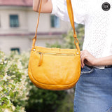 Borsa Flora in pelle Fury#colore_senape