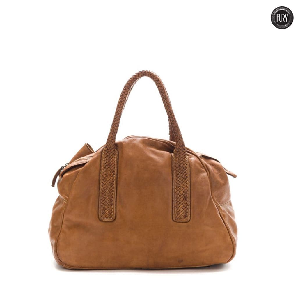 Borsa Mosca in pelle Fury Bags#colore_cuoio