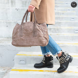 Borsa Mosca in pelle Fury Bags#colore_taupe