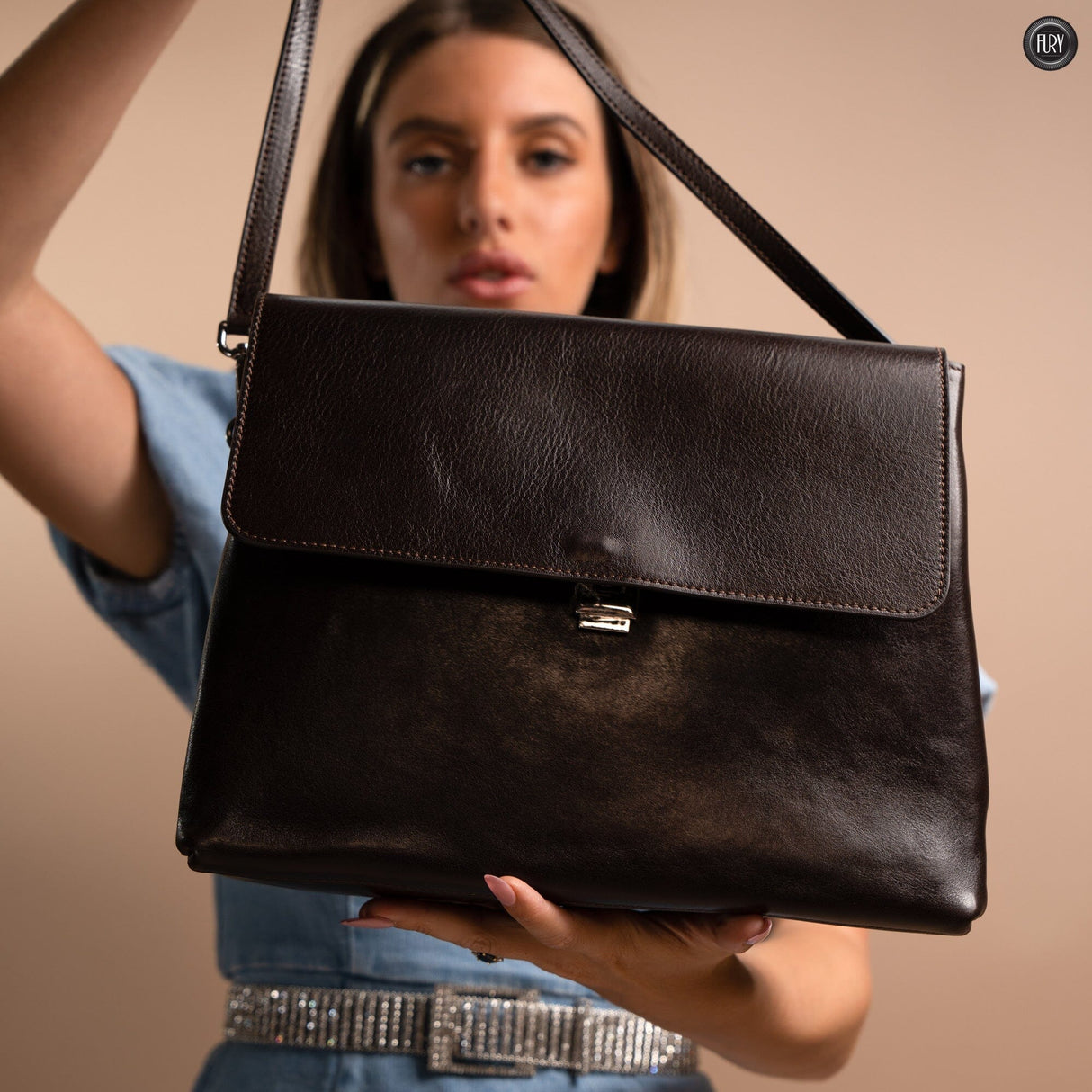 Borsa Mubi in pelle Fury Bags 