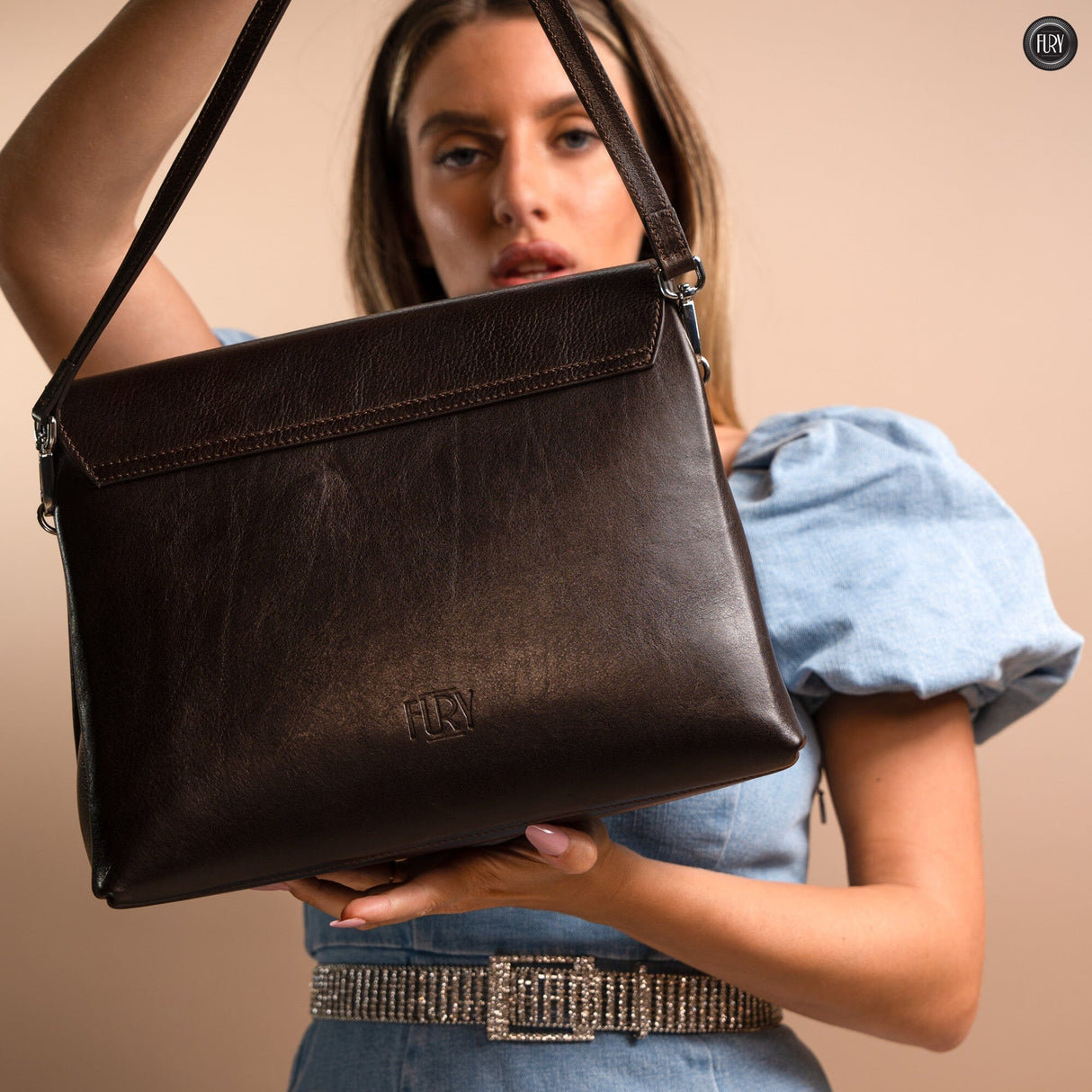 Borsa Mubi in pelle Fury Bags 