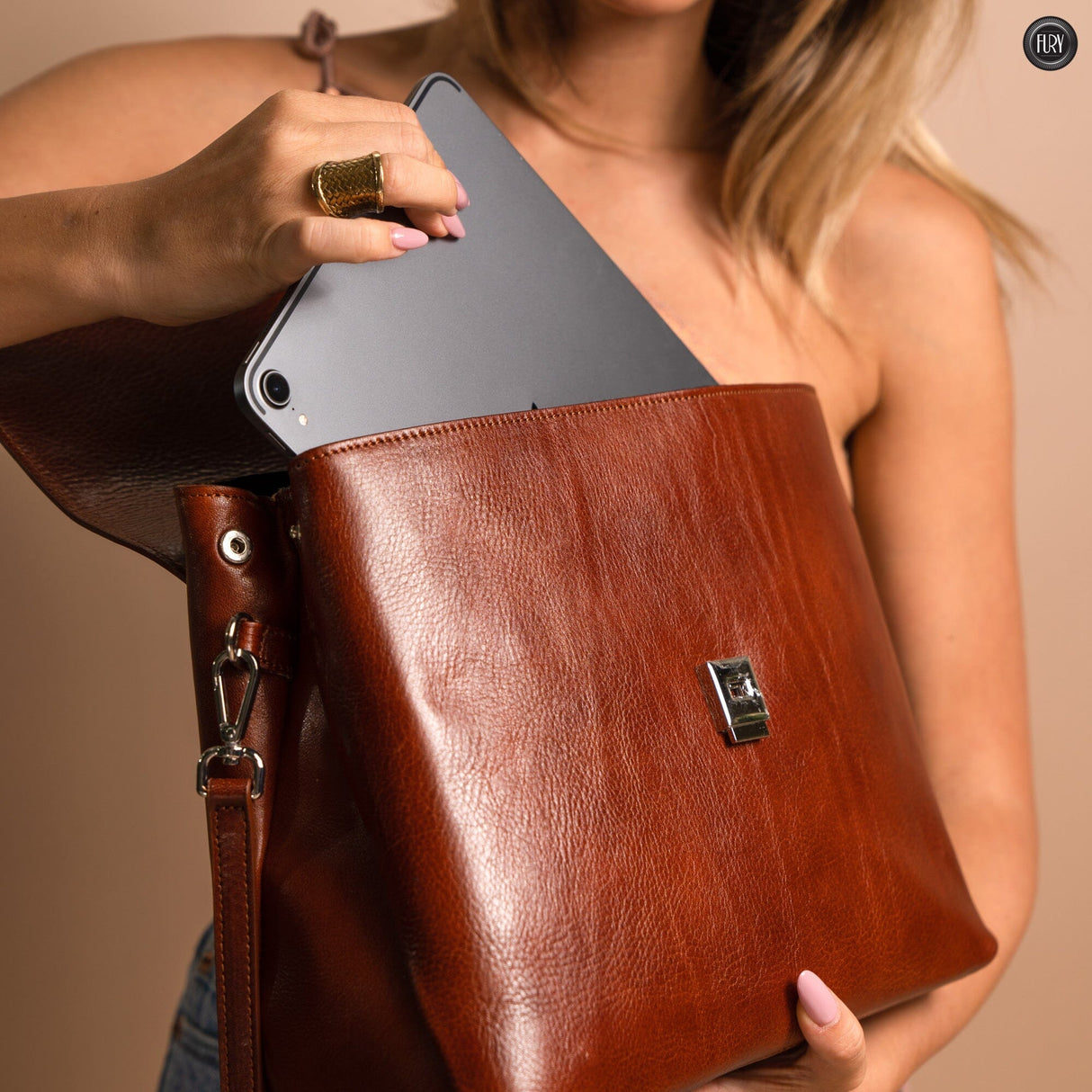 Borsa Mubi in pelle Fury Bags 