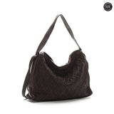 Borsa Rubi in pelle intrecciata Fury Bags#colore_nero