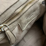 Borsa Rubi in pelle intrecciata Fury Bags#colore_taupe