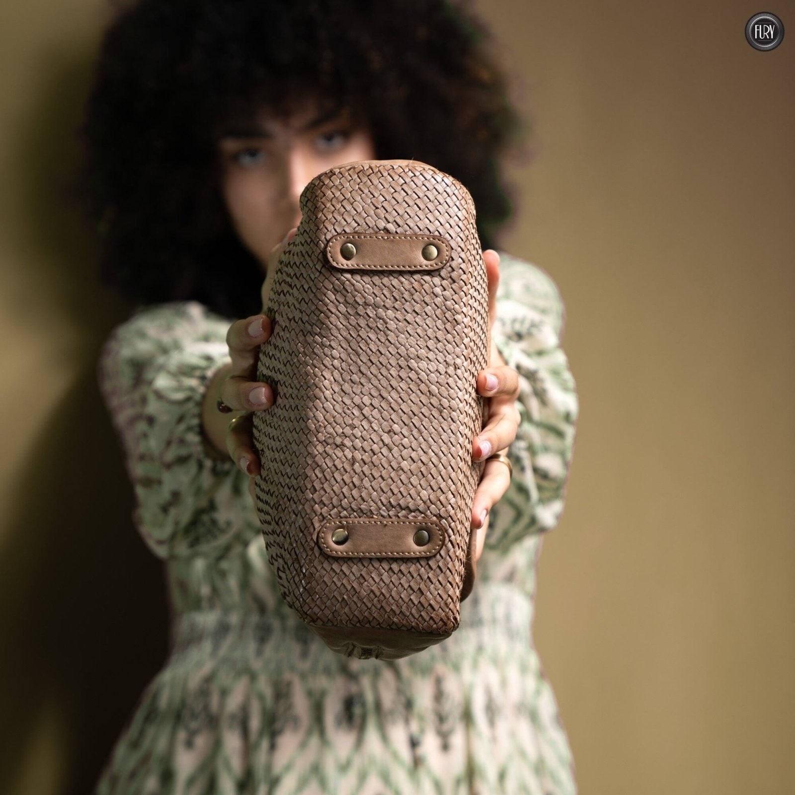 Borsa Siena in pelle intrecciata - Preordine - Fury