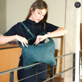Borsa Venere a spalla in pelle intrecciata Fury 