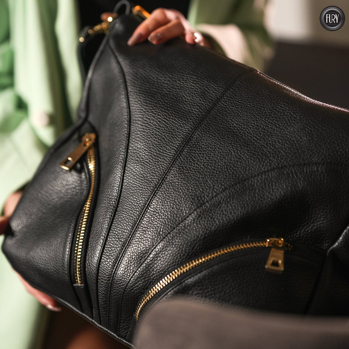Borsa Yvonne in pelle Fury 