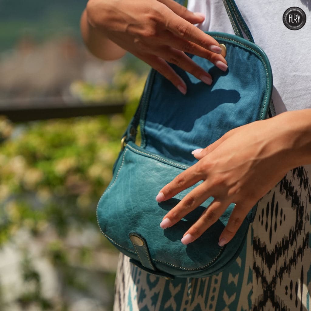 Borsetta Corinna in pelle Fury#colore_ottanio