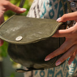 Borsetta Corinna in pelle Fury#colore_verde-militare